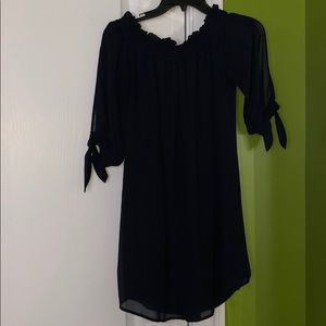 navy blue dress